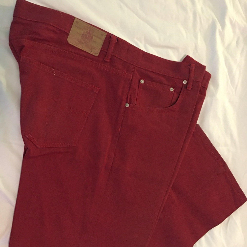 Mens Members Property Red Jeans 44/32